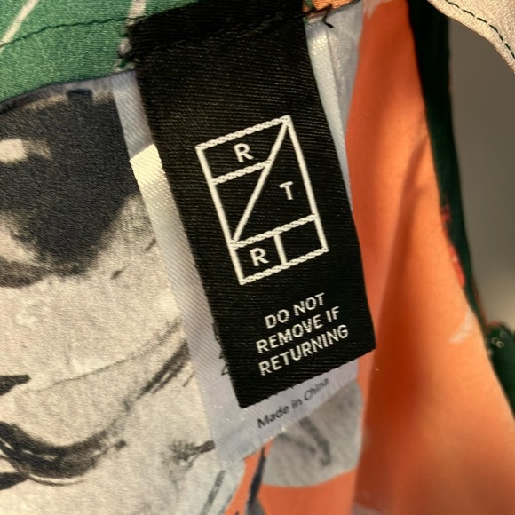 Marissa Webb Floral Sleeveless cut out top - Picture 7 of 11